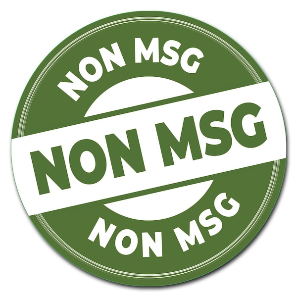 Signmission Farmers Market Non Msg Circle Rigid Plastic Sign, P-8-CIR-Non MSG P-8-CIR-Non MSG - main